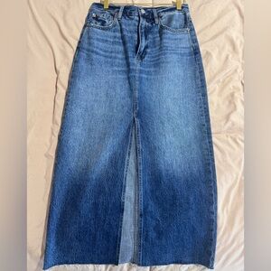 Pistola Alice Midi Denim Skirt